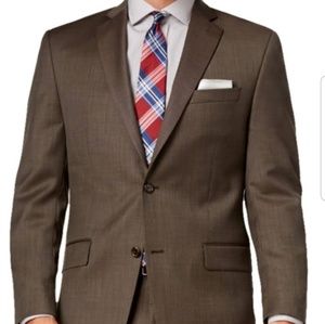 Micheal Kors Mens Brown Suit Jacket 48R